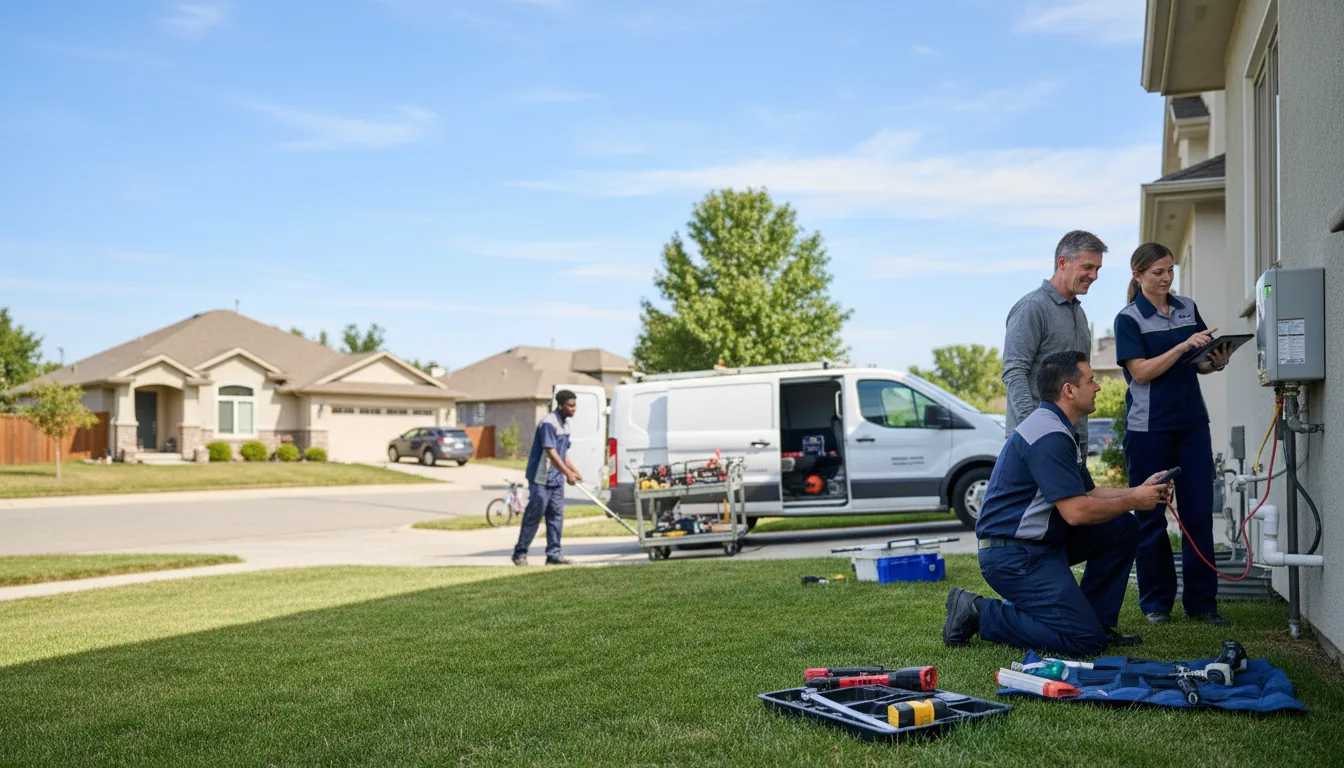 Tankless water heater service in Cool, CA